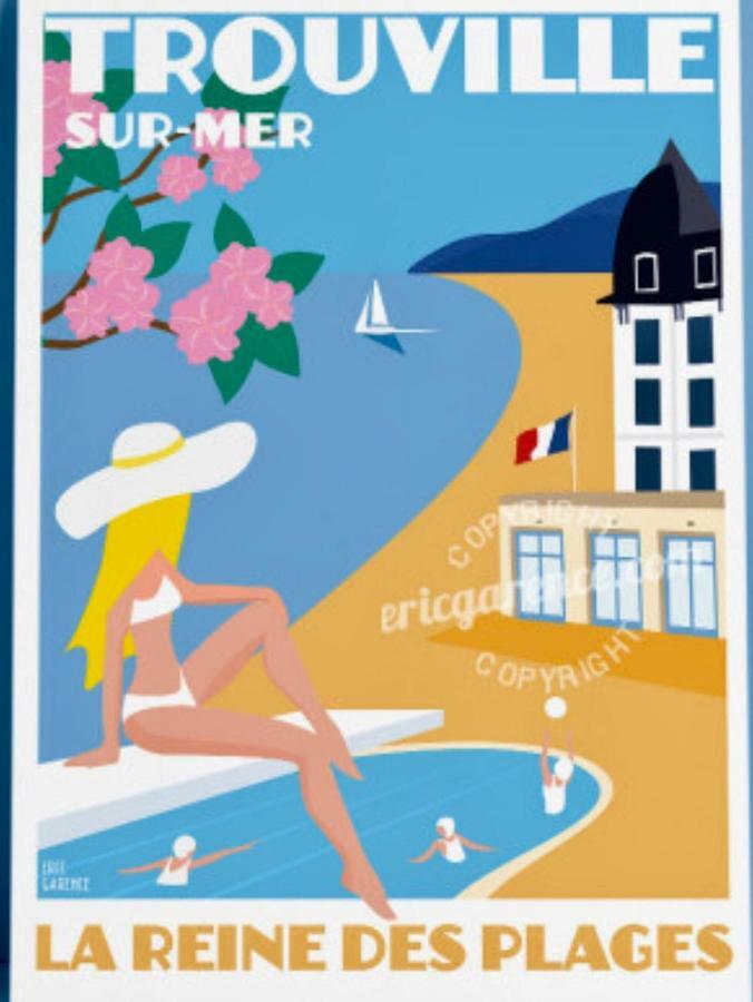 Villa Cote-Fleurie Trouville-sur-mer Exteriör bild